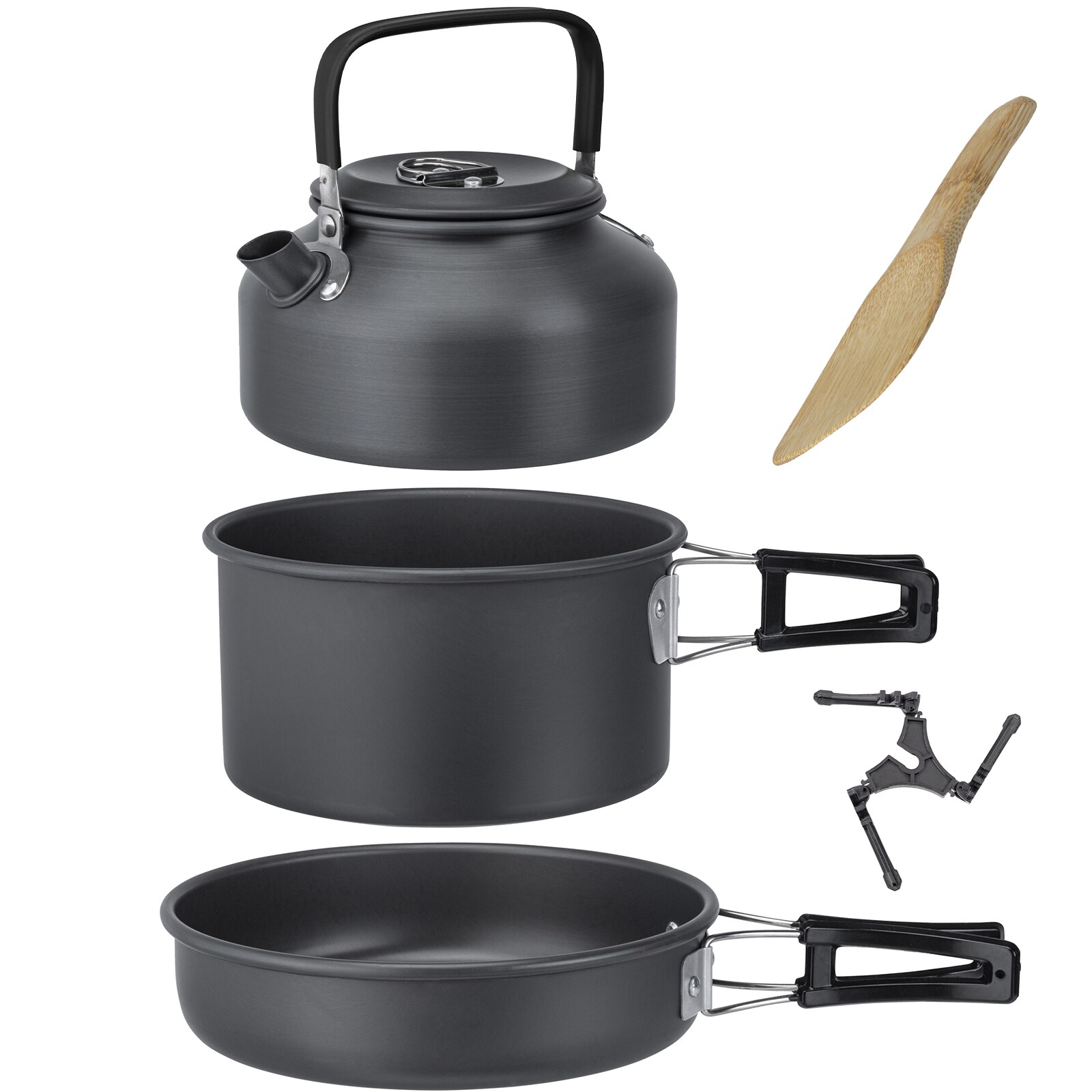 BRUNNER Camping Kochset Packpot Ultralite 18 Geschirr Topf Pfanne Kessel Alu - Bild 1