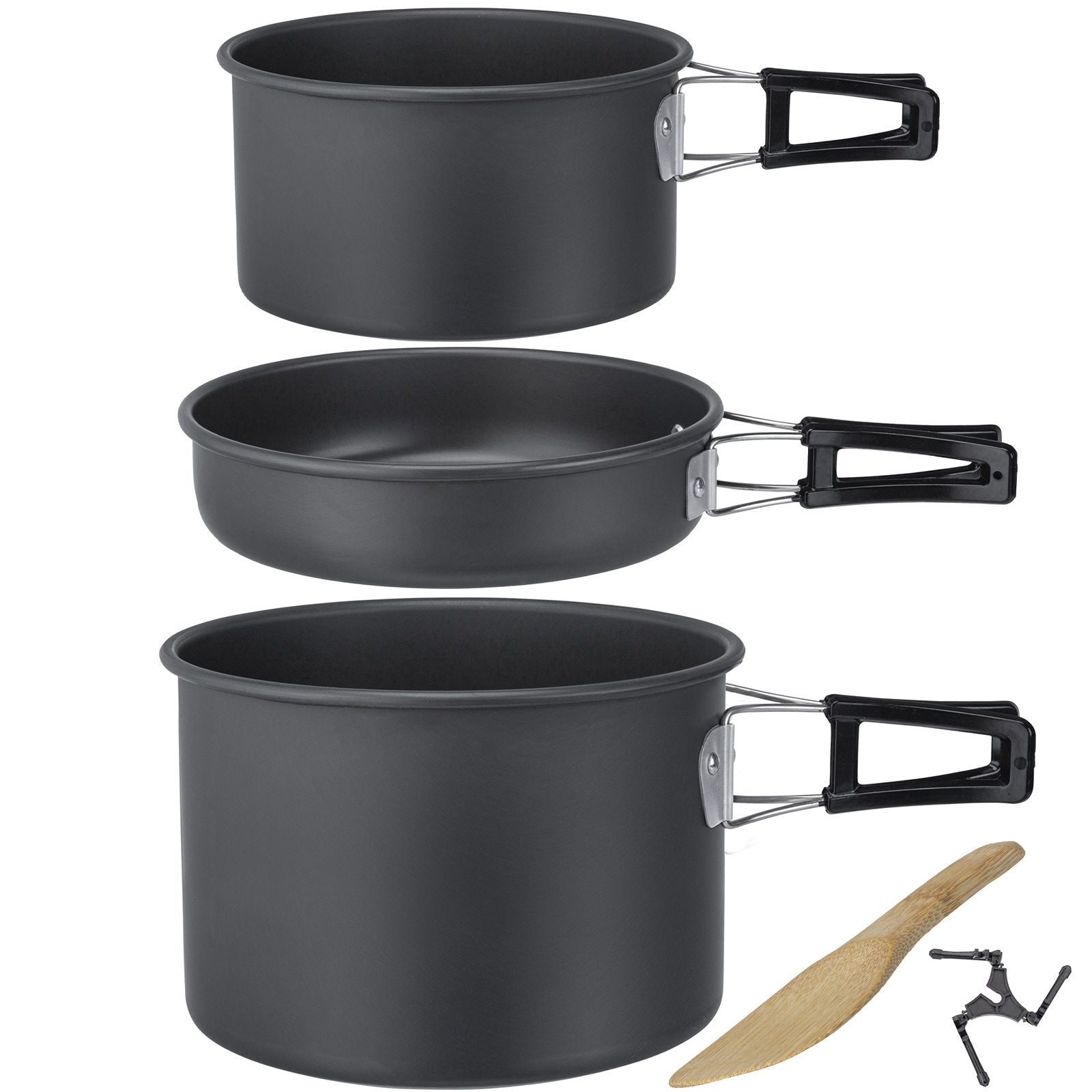 BRUNNER Camping Kochset Packpot Ultralite 20 Geschirr K&uuml;che Topf Pfanne Alu 910g - Bild 1