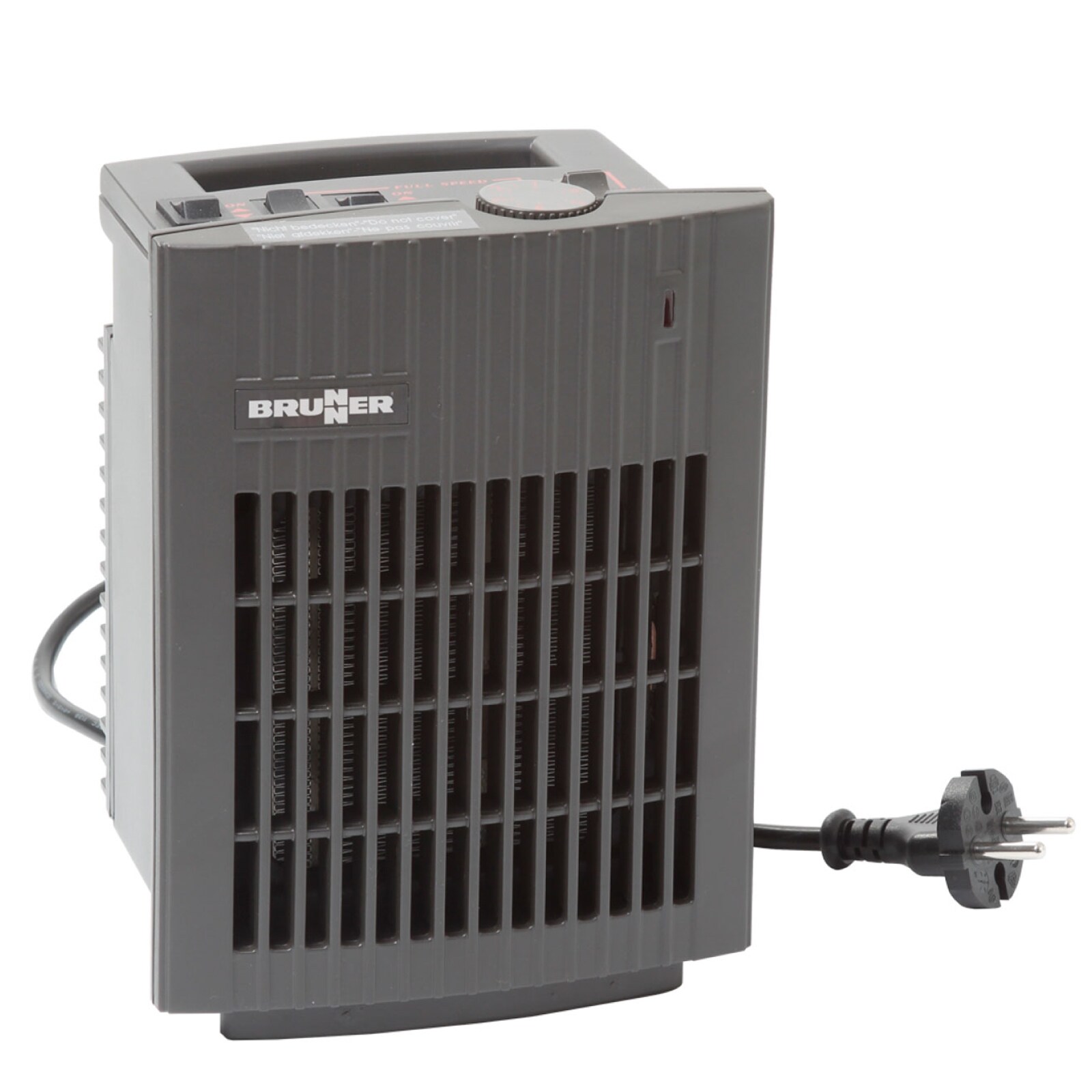 BRUNNER Heizl&uuml;fter Keramik Solan Camping Thermostat Energiesparend Leise 1500 W - Bild 1