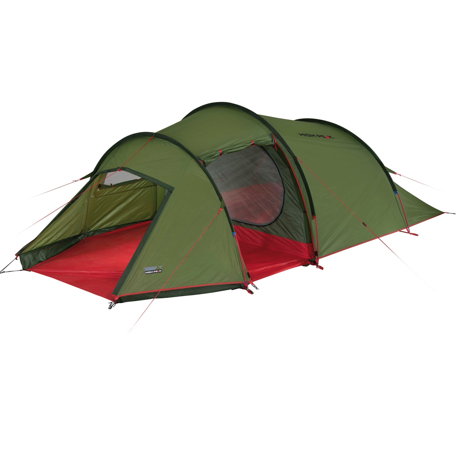 HIGH PEAK Trekkingzelt Falcon 4 LW Personen Tunnel Zelt Camping Alu Leicht 4,8kg - Bild 1