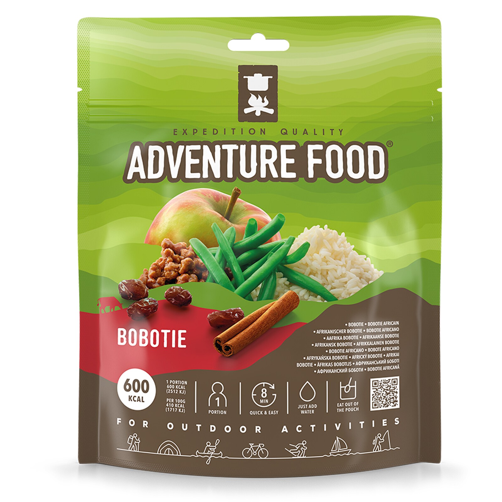 ADVENTURE FOOD Bobotie Rind Fleisch Outdoor Mahlzeit Trekking Essen Not Nahrung - Bild 1