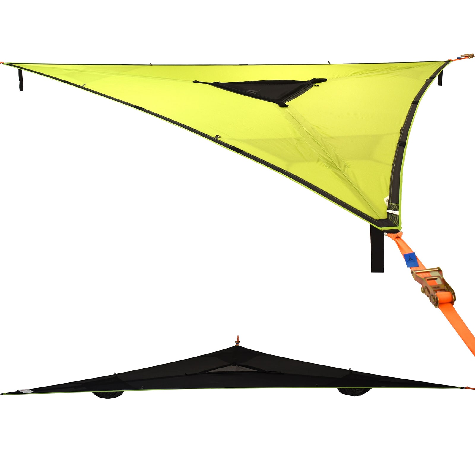 TENTSILE H&auml;ngematte Trillium 3 Personen Outdoor Trekking Dopppel Baumzelt 4x4 m Farbe: black - Bild 1