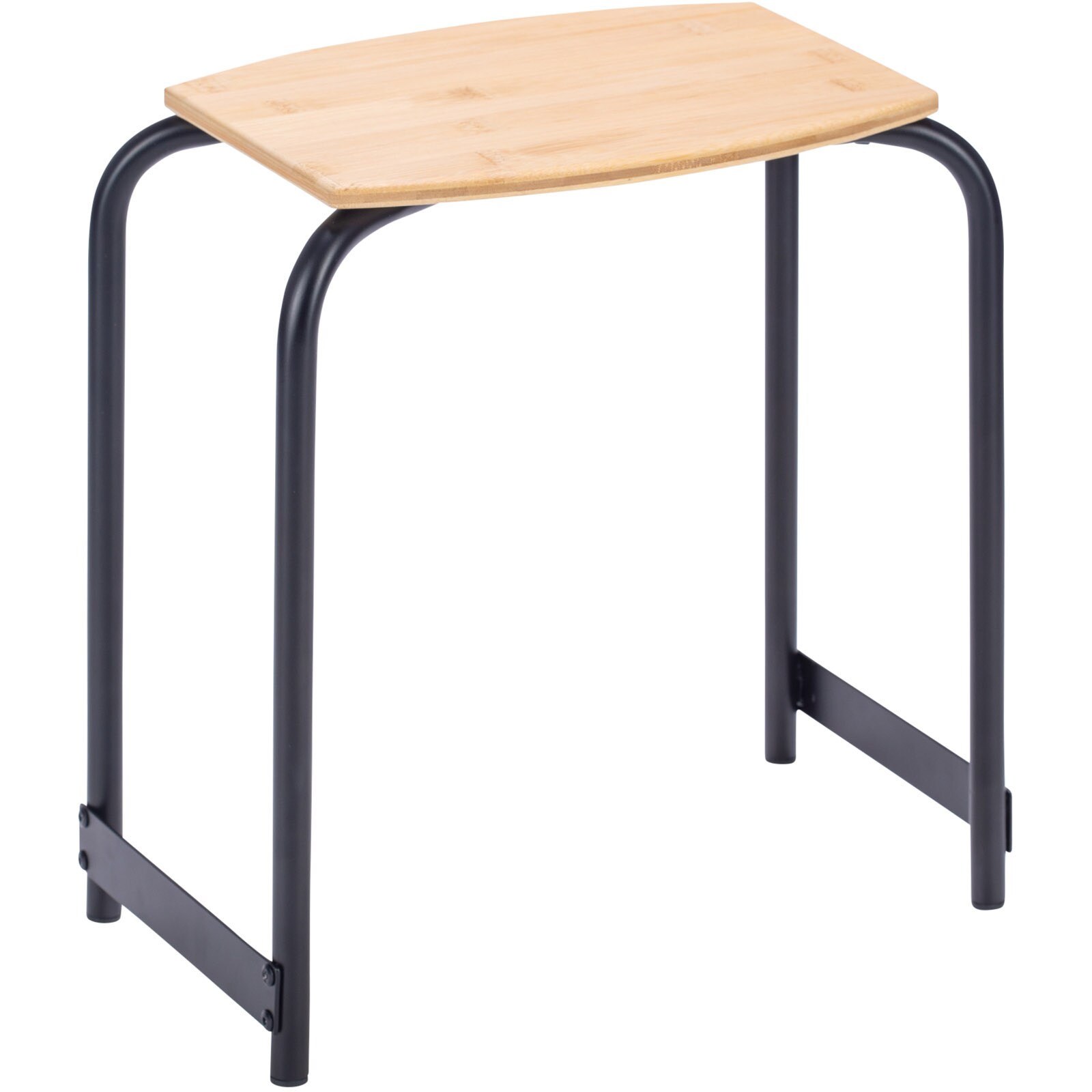 PICKNICO Campinghocker Retro Picknick Sitz Hocker Alu Bambus Holz Leicht 0,9 kg - Bild 1