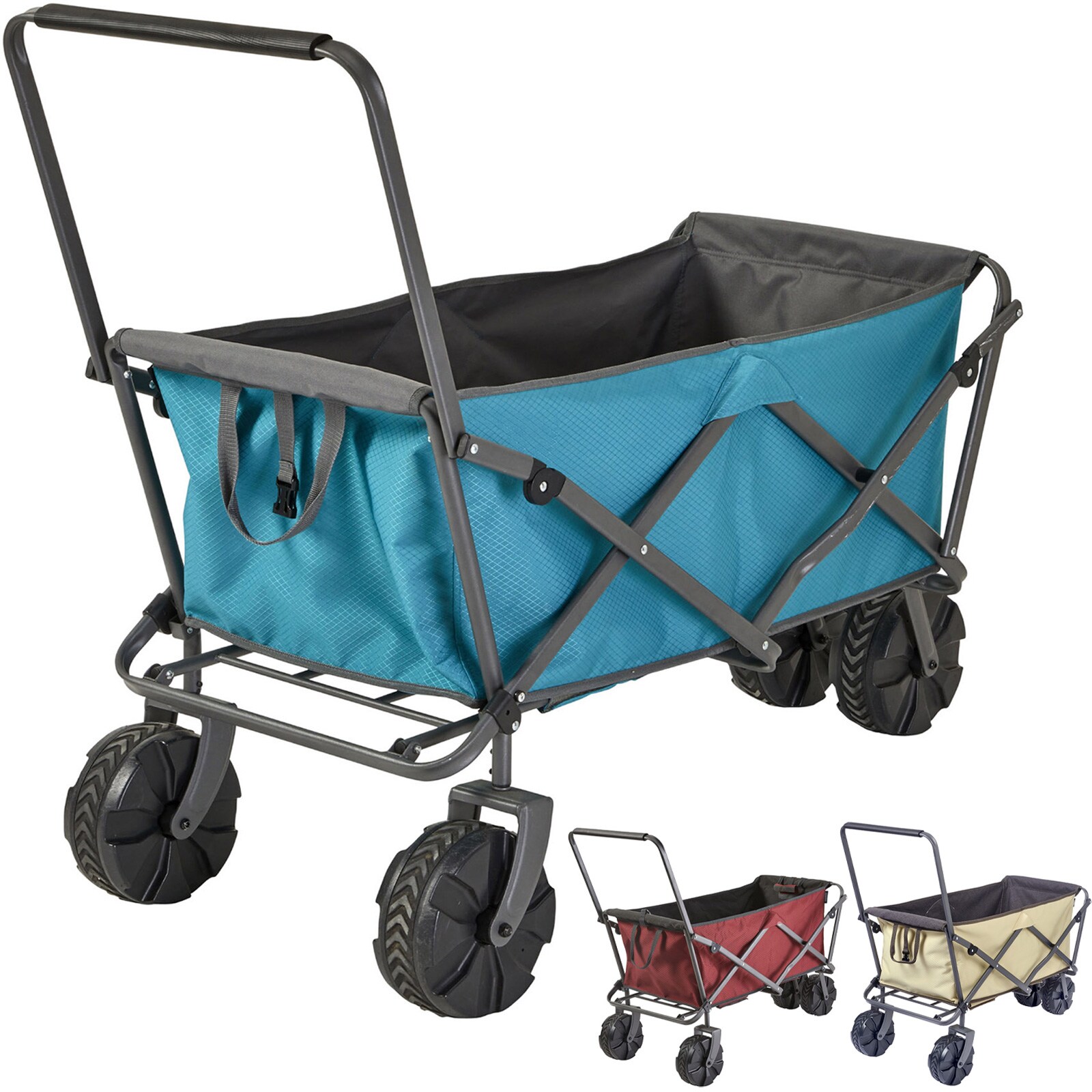 UQUIP Strand Bollerwagen Buddy Handwagen Transport Karre Garten Wagen Faltbar Farbe: sand | 04250635614431