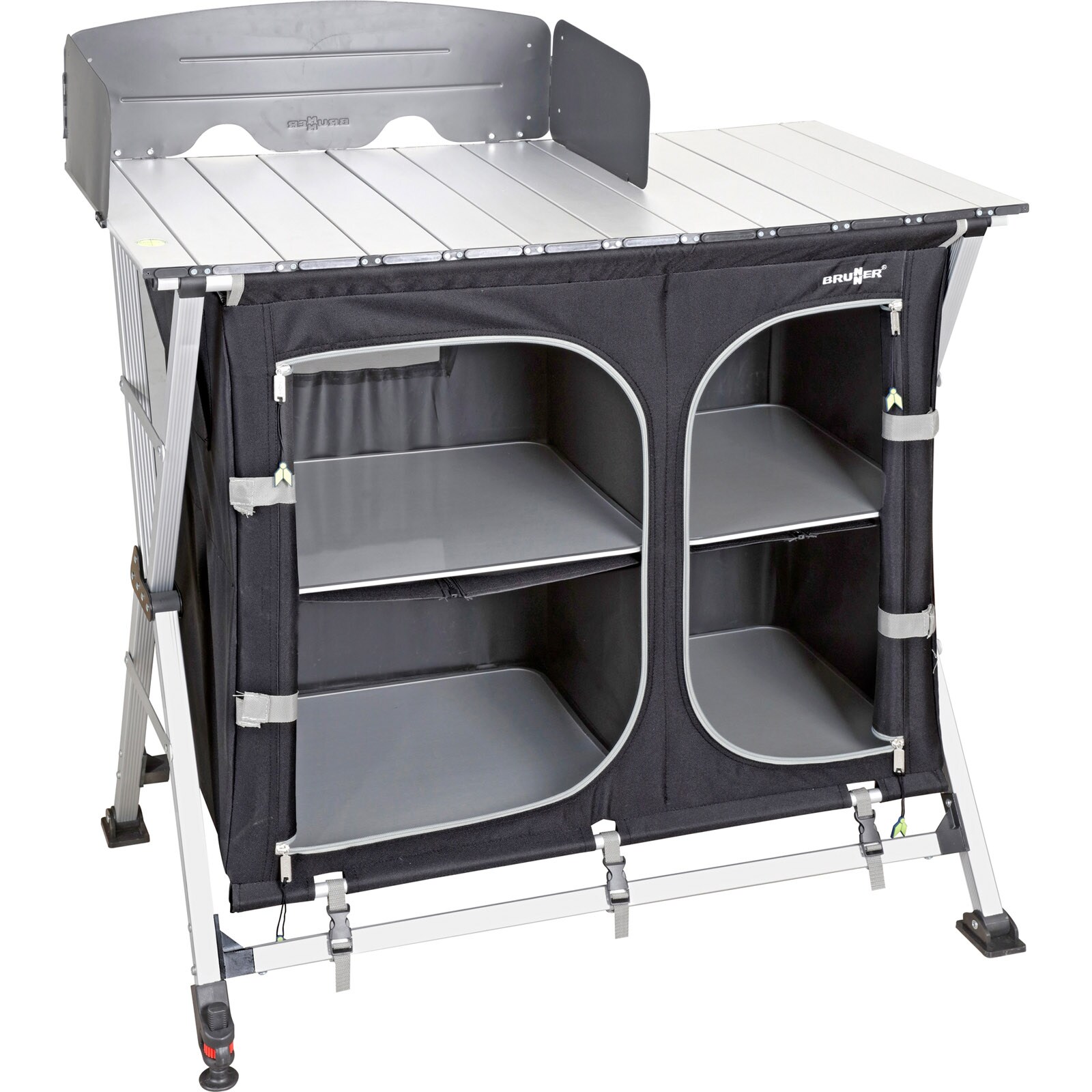 BRUNNER Campingk&uuml;che Azabache CT Cross Square Kochbox Camping Schrank K&uuml;che Alu - Bild 1