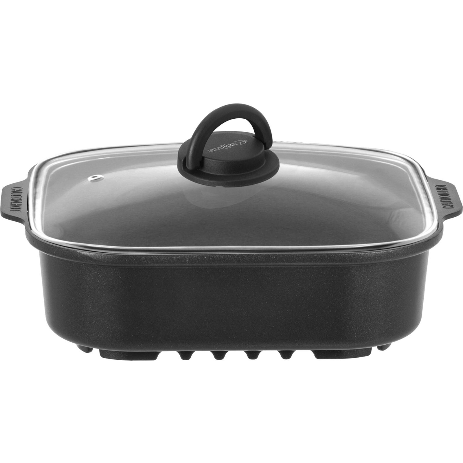 BRUNNER Br&auml;ter Kasserole Devil Square Pan Outdoor Camping Bratpfanne Deckel Alu - Bild 1