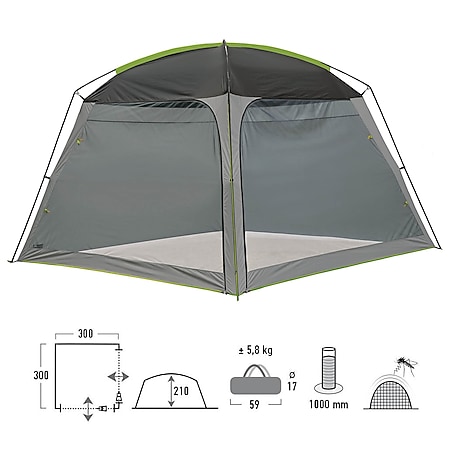 Outdoor-Pavillon beschwerter Sandsack Festzelt Sonnenschutz Campingzelt 
