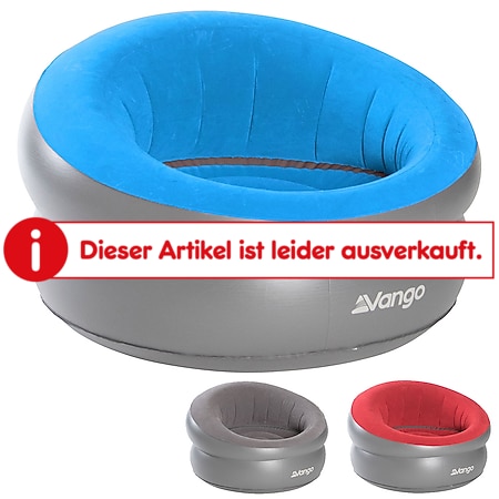 VANGO Luft Sessel Deluxe Camping Couch Garten Stuhl Luft Sofa Lounge Aufblasbar Farbe: Carmine Red - Bild 1