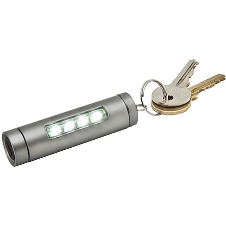 Schlüsselanhänger LED Taschenlampe Schlüssel Licht Schlüsselring mit 4 LED´s