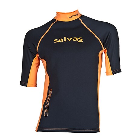 SALVAS Rash Guard Kurzarm Strand Bade Shirt Vest Top SUP Tauchen Neopren Größe: S - Bild 1