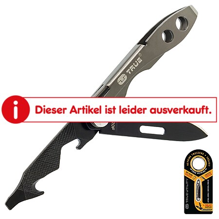 TRUE UTILITY Taschenmesser Tweezer Mini Multi Tool Klappmesser Schlüsselanhänger - Bild 1