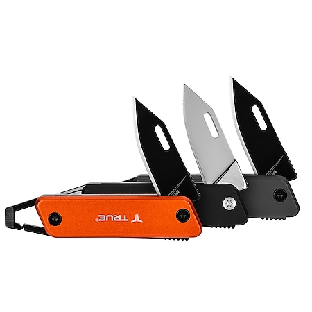 TRUE UTILITY Taschenmesser Key Chain Knife Mini Tool Messer Schlüsselanhänger Farbe: schwarz - Bild 1