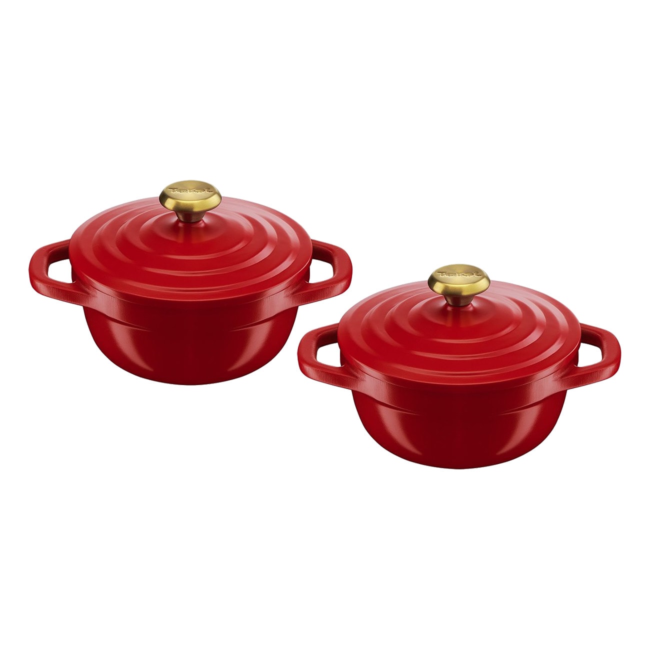 Hagen Grote Mini-Backformen 4er Set – Gusseisen Mit Keramik-Antihaft, Für Muffins & Kleine Kuchen