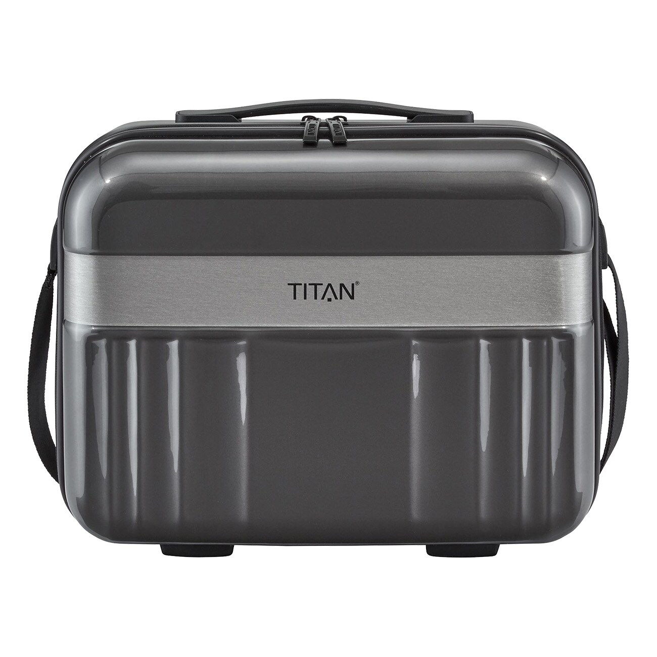 Titan Spotlight Flash Beautycase grau Kosmetikkoffer - Bild 1
