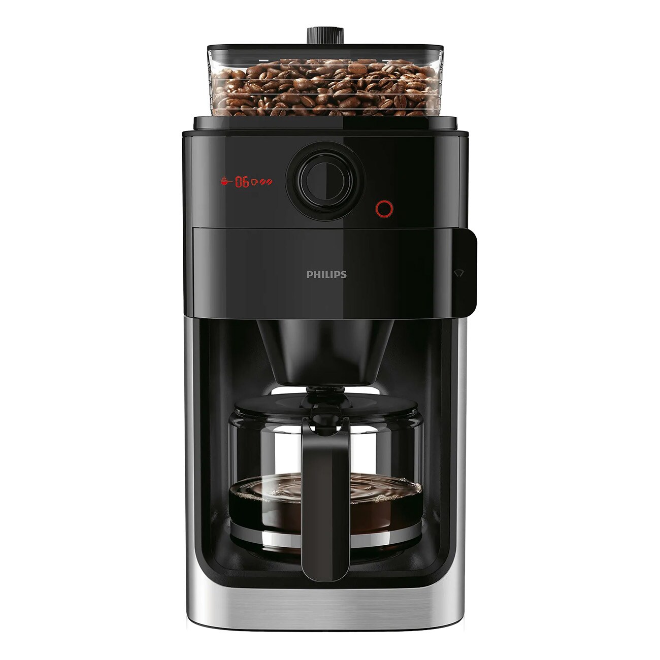 Philips HD7767/00 Grind & Brew schwarz Kaffeemaschine - Bild 1