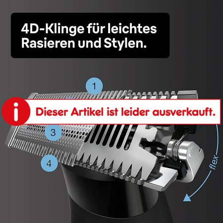 Braun XT5200 Face + Body + Travel schwarz Barttrimmer online kaufen bei  Netto