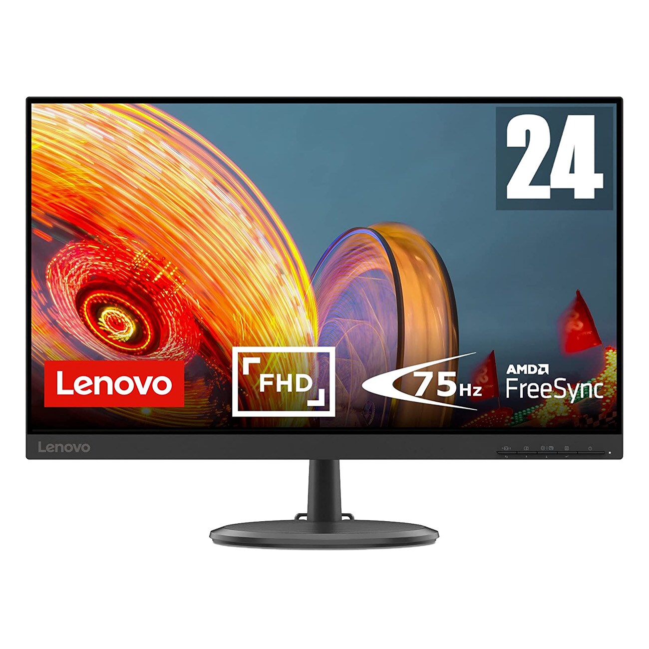 Lenovo D24-20 schwarz LCD-Monitor - Bild 1