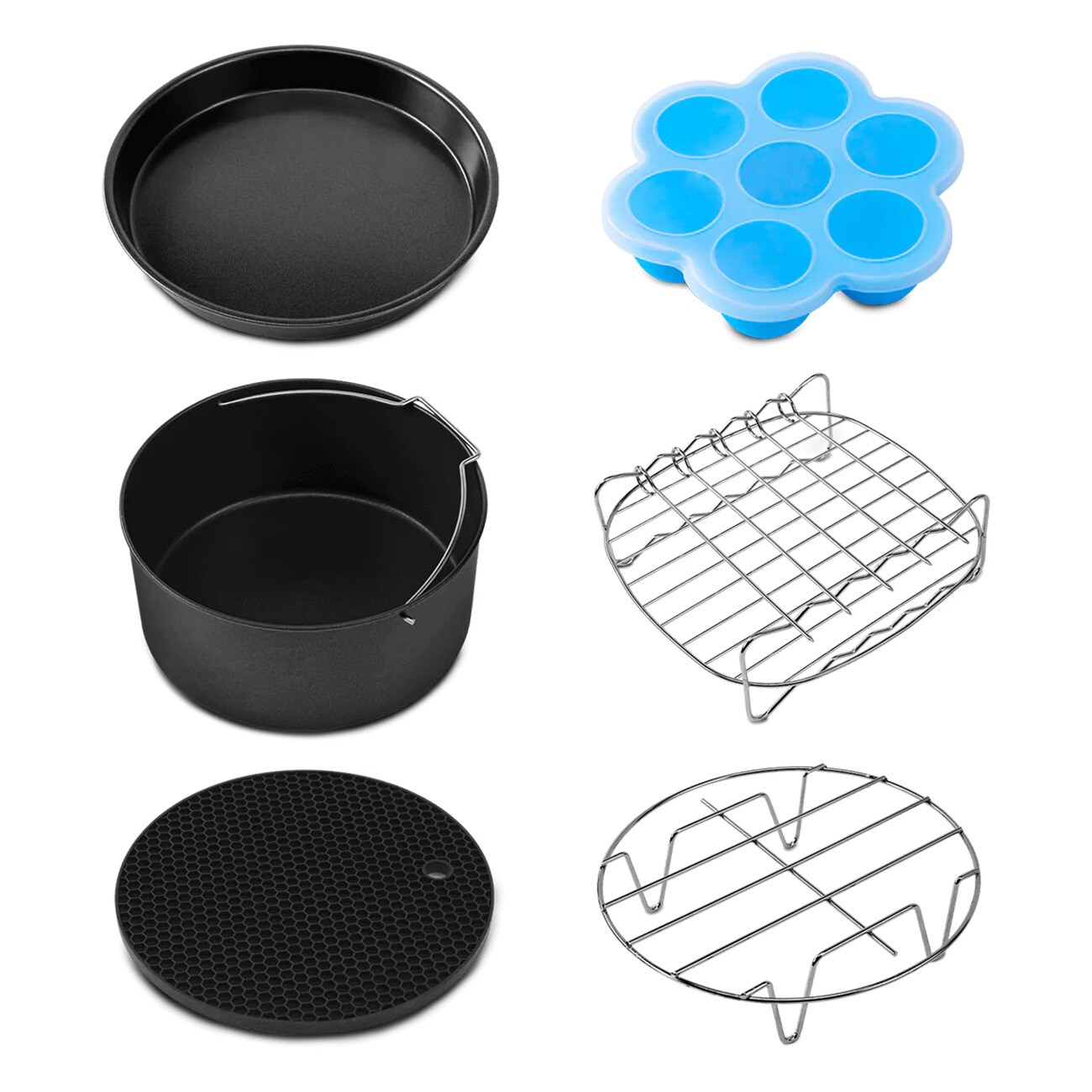 Cosori 5.5-Litre Air Fryer Accessories ? Mehrfarbig K&uuml;chen-Zubeh&ouml;r - Bild 1