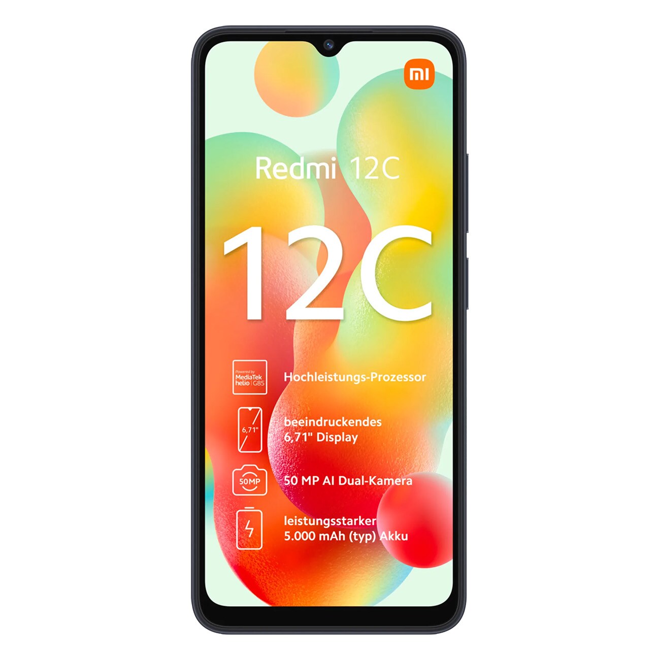 Xiaomi Redmi 12C Graphite Smartphone - Bild 1