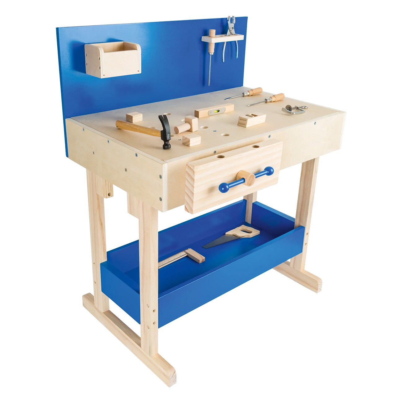 Smallfoot Kinderwerkbank mit Zubeh&ouml;r blau Spielwerkbank - Bild 1