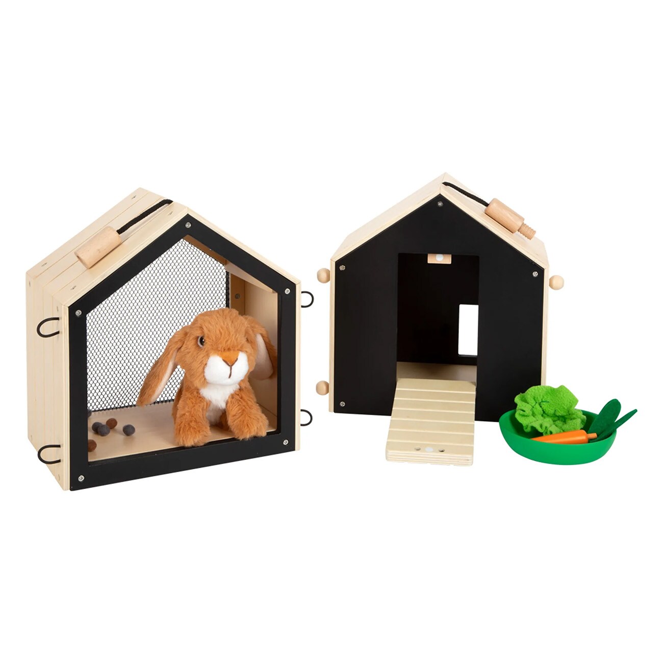 Smallfoot Hasenstall braun Puppenhaus - Bild 1