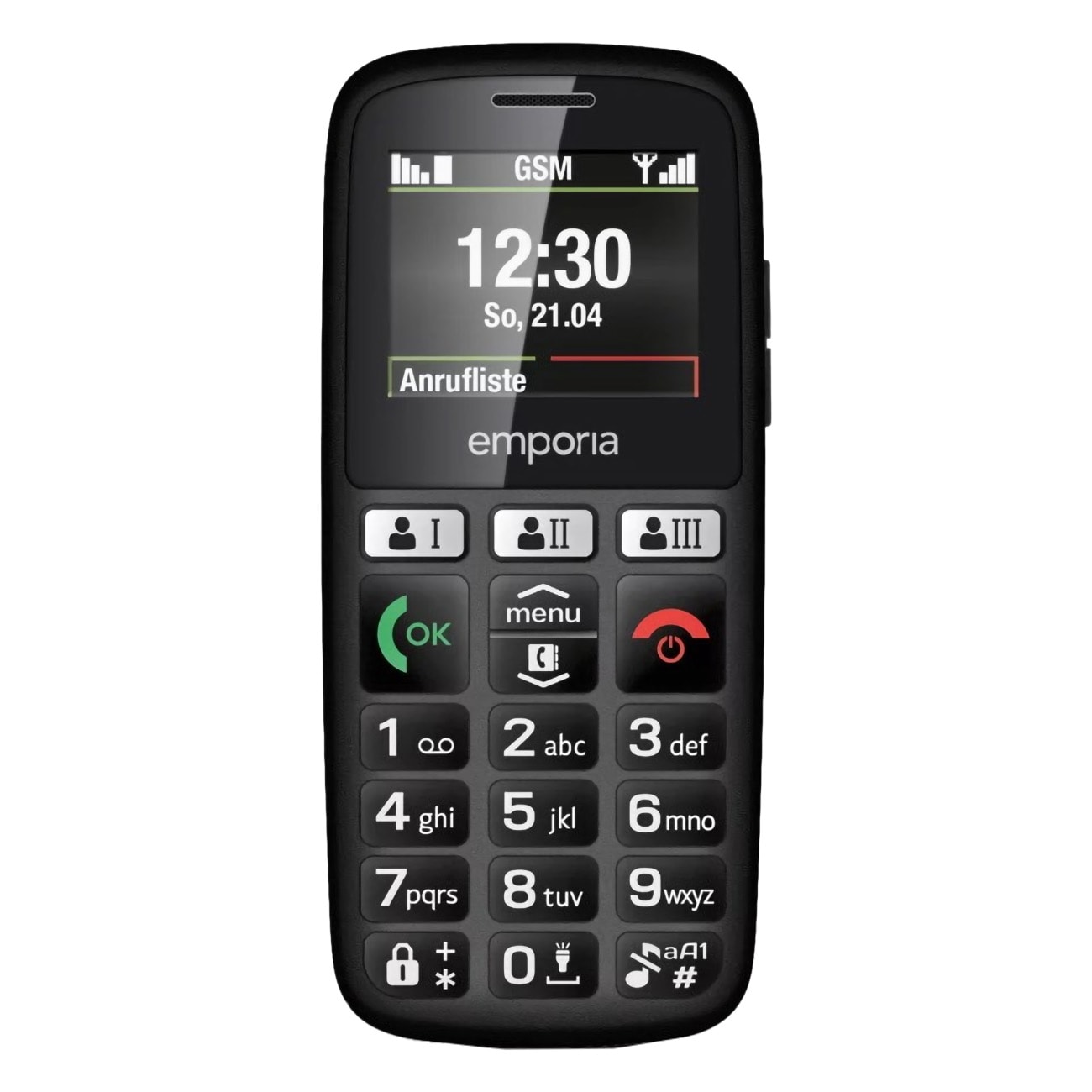 Emporia HAPPY (E30_001) schwarz Senioren-Telefon - Bild 1