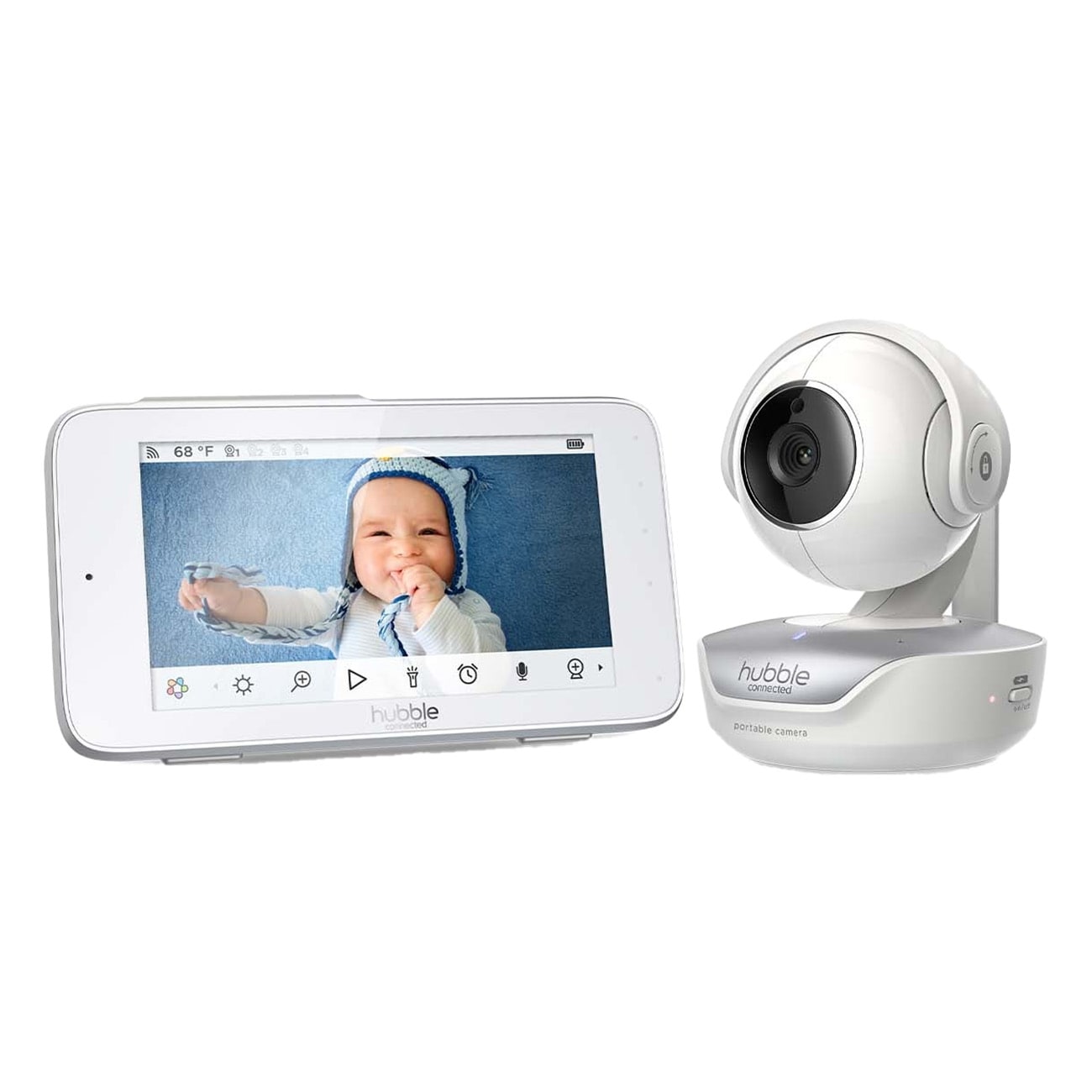 Hubble Nursery Pal Deluxe wei&szlig; Video Babyphone - Bild 1