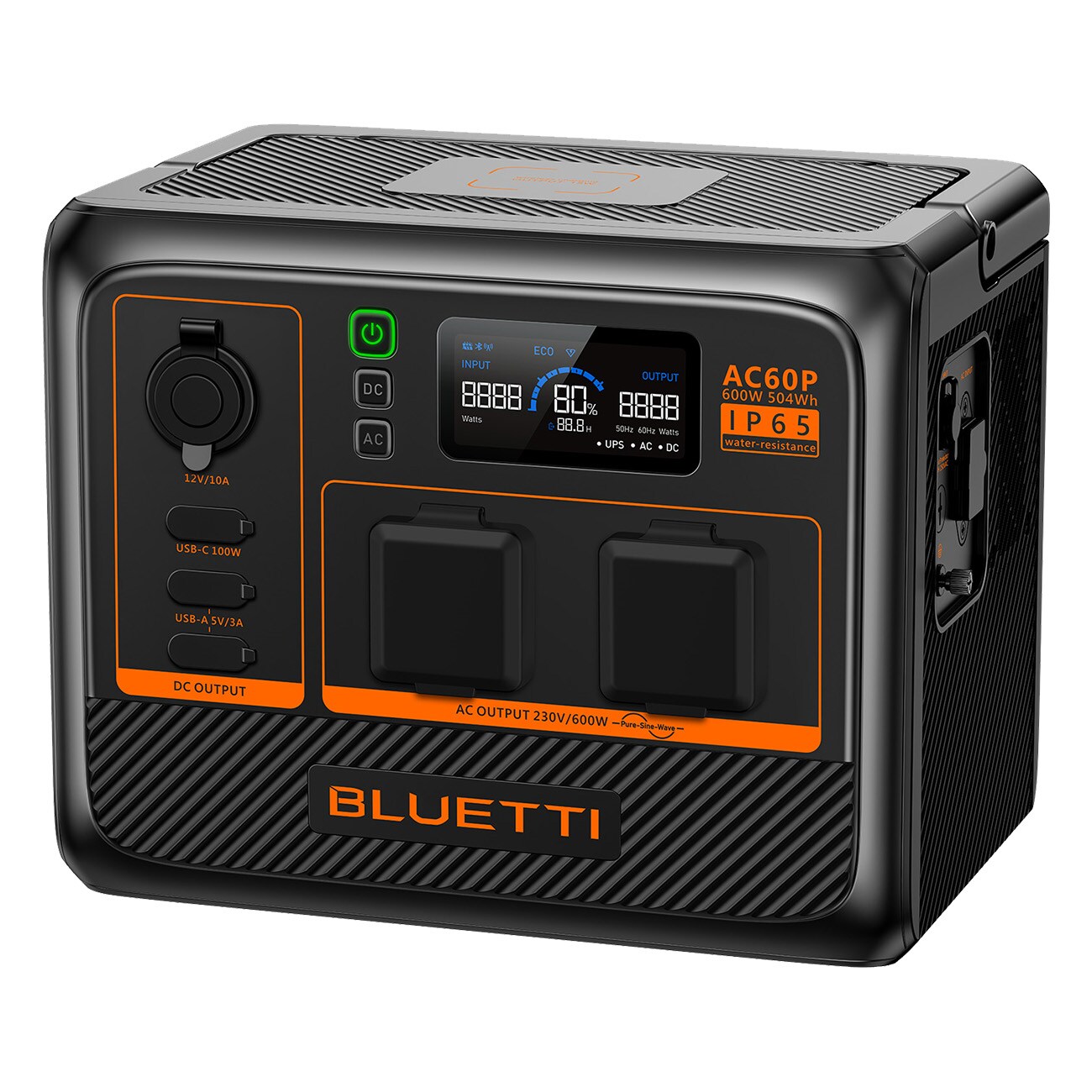 Bluetti Portable Power Station AC60P schwarz Powerstation - Bild 1
