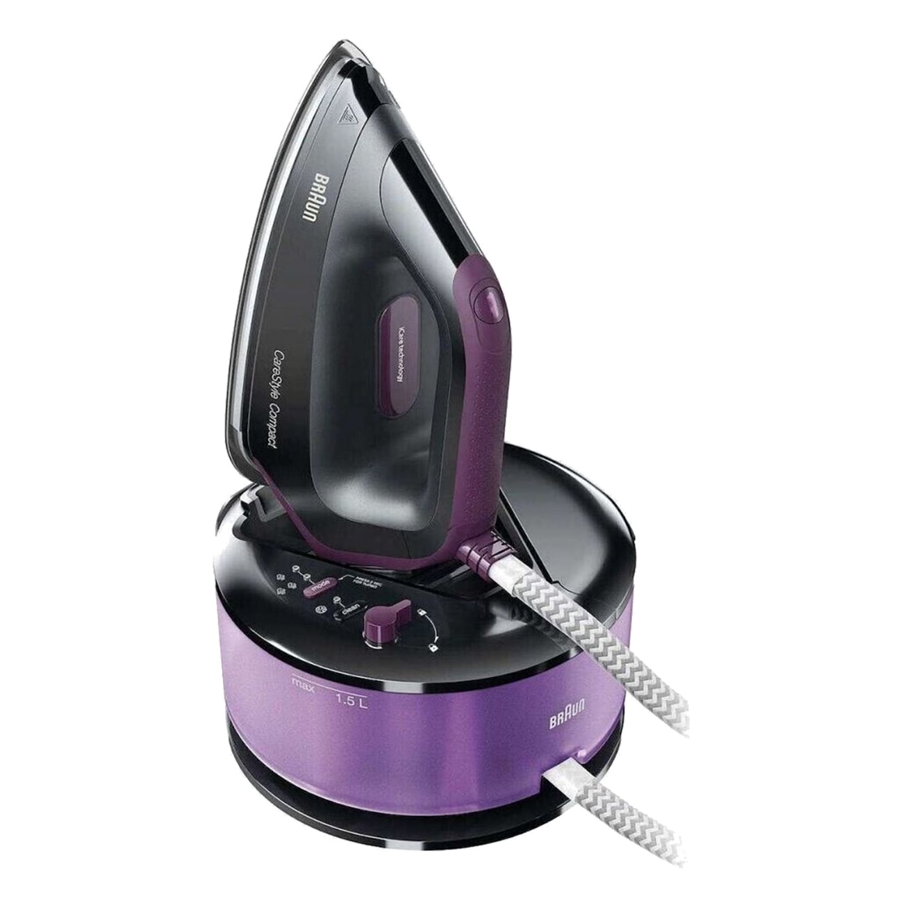 Braun IS 2144 BK lila Dampfb&uuml;gelstation - Bild 1