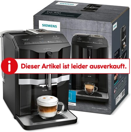 Siemens Netto Kaffeevollautomat kaufen EQ.300 bei TI351509DE online schwarz Kaffeevollautomat