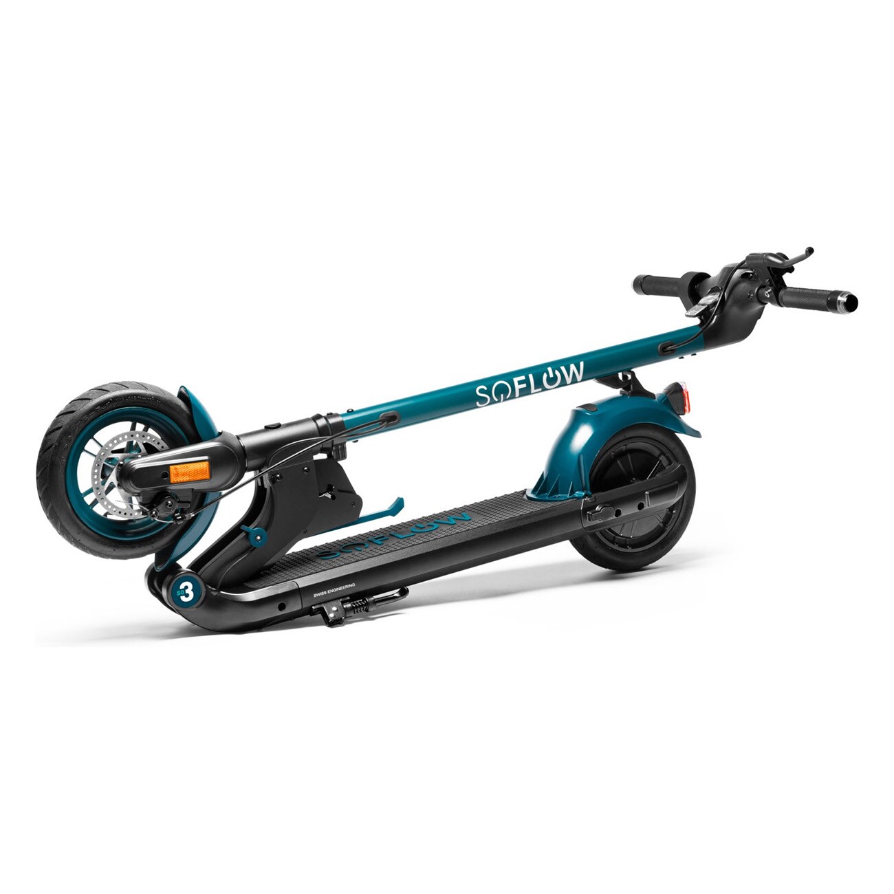 SoFlow SO3 PRO 10.5 Ah E-Scooter mit Blinker blau E-Scooter