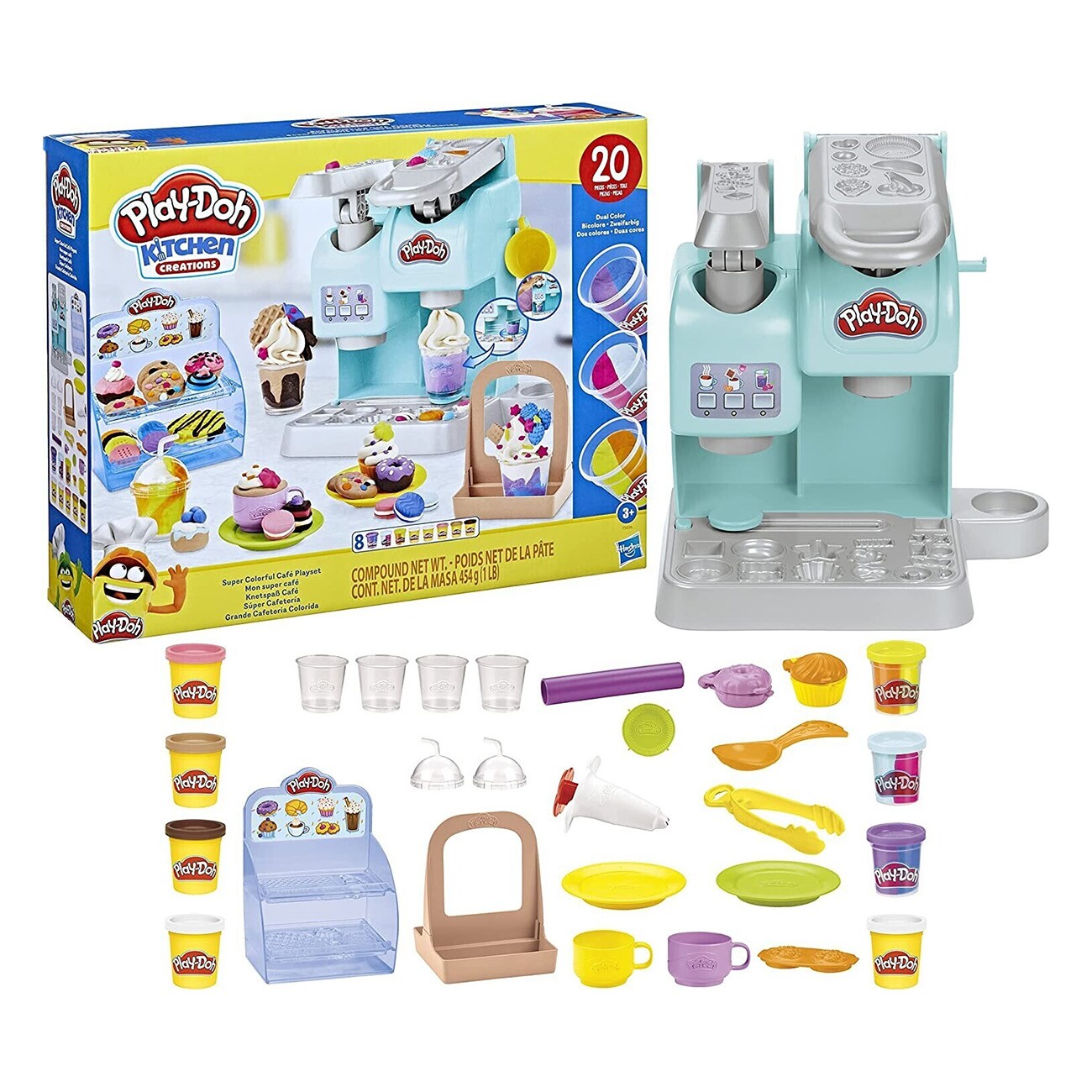 Hasbro Play-Doh Kitchen Creations Knetspa&szlig; Caf&eacute; Mehrfarbig Knete - Bild 1