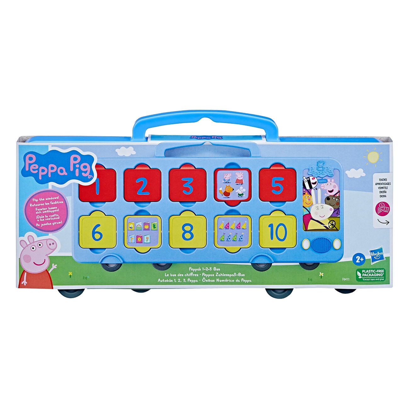 Hasbro Peppa Pig Peppas Zahlenspa&szlig;-Bus Mehrfarbig Lernspielzeug - Bild 1