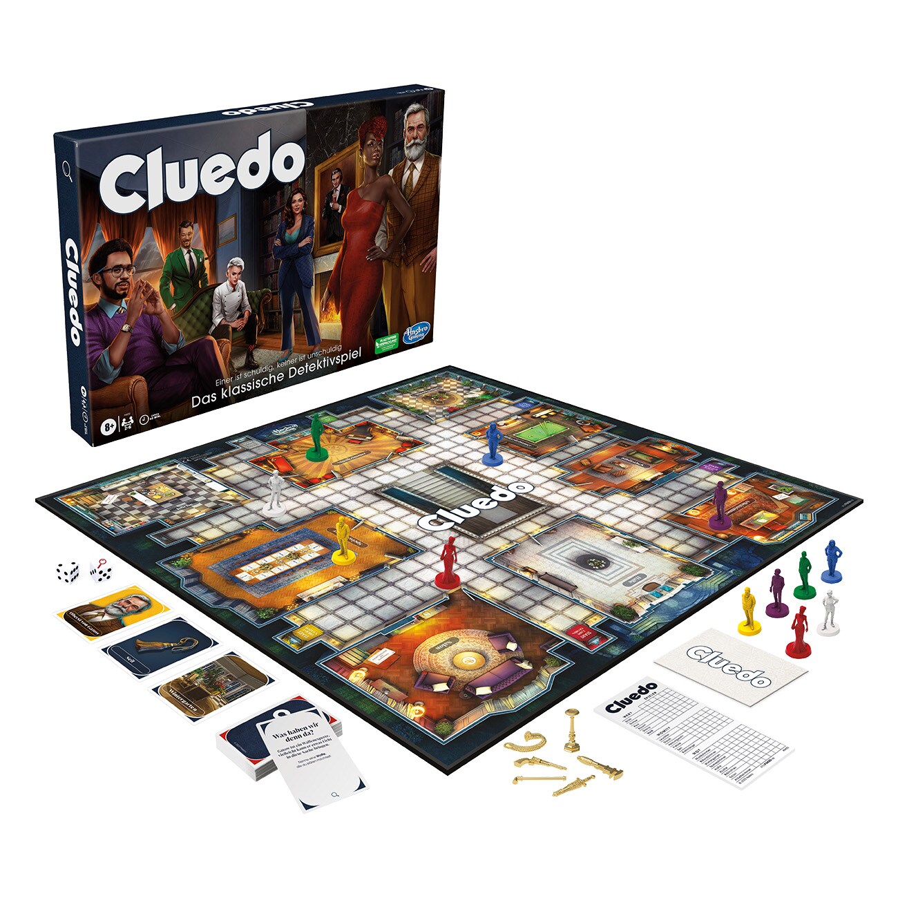Hasbro Cluedo Classic Refresh Mehrfarbig Spiel - Bild 1
