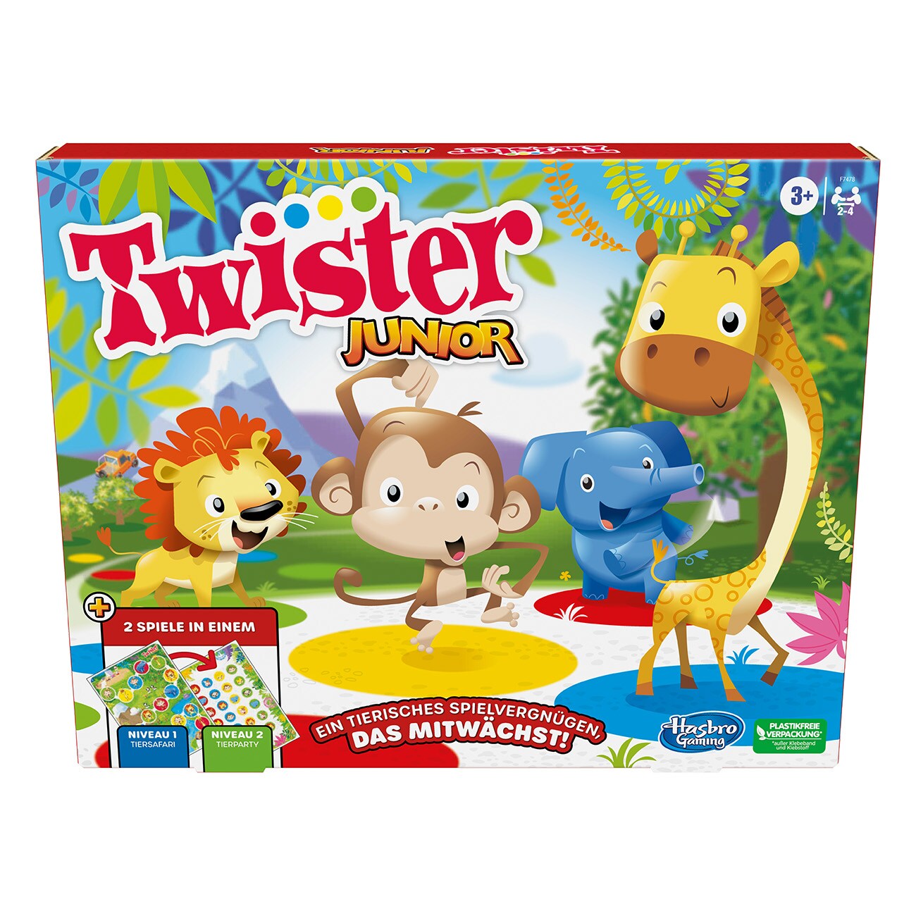 Hasbro Twister Junior Mehrfarbig Spiel - Bild 1
