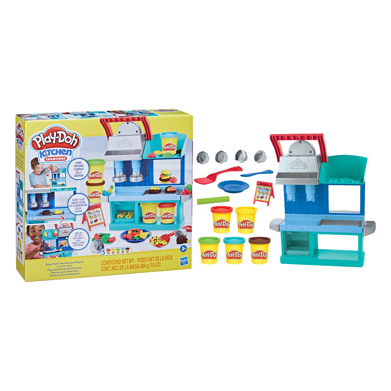 Hasbro Play-Doh Buntes Restaurant Mehrfarbig Knete - Bild 1