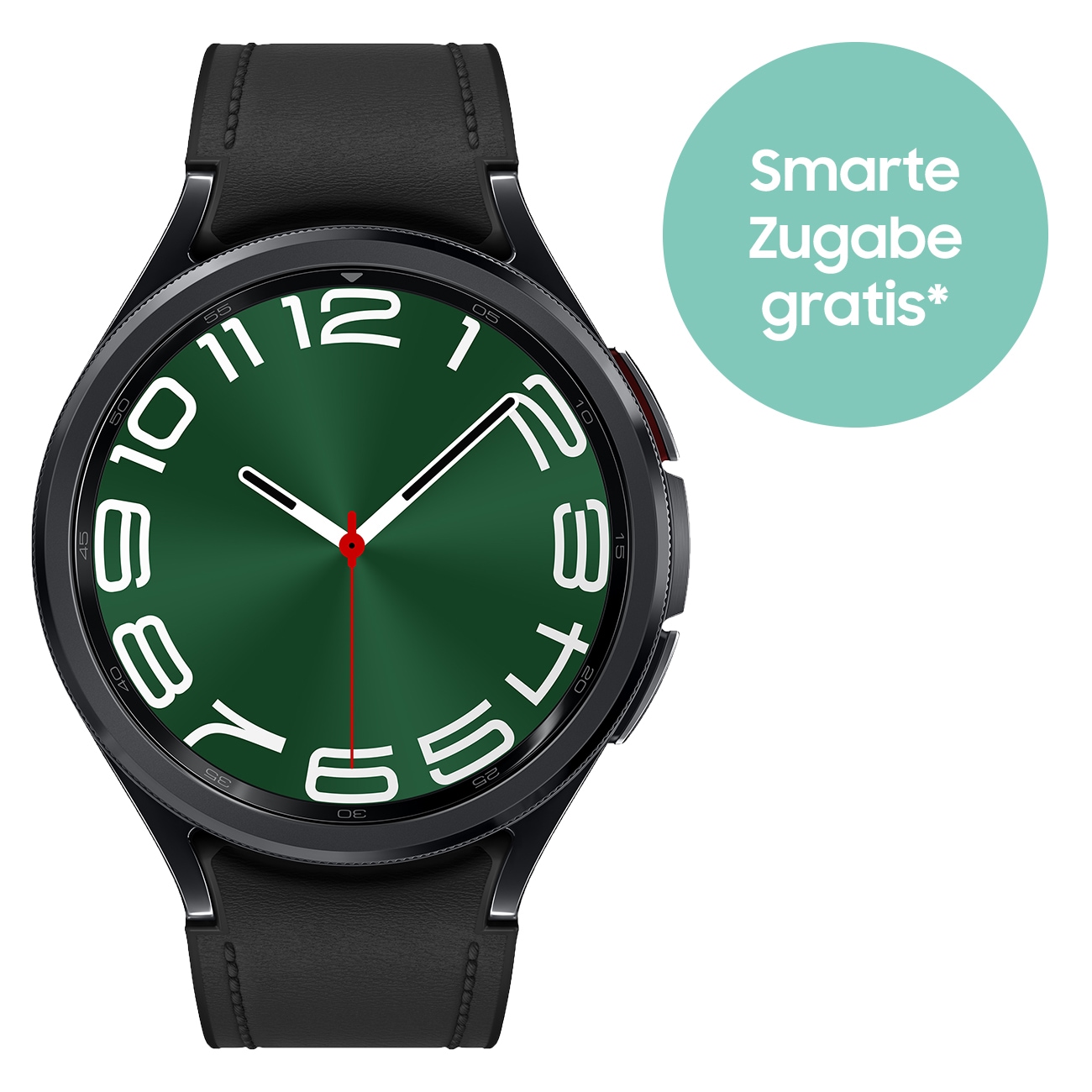 Samsung R960 Galaxy Watch6 Classic + smarte Zugabe gratis schwarz Smartwatch - Bild 1