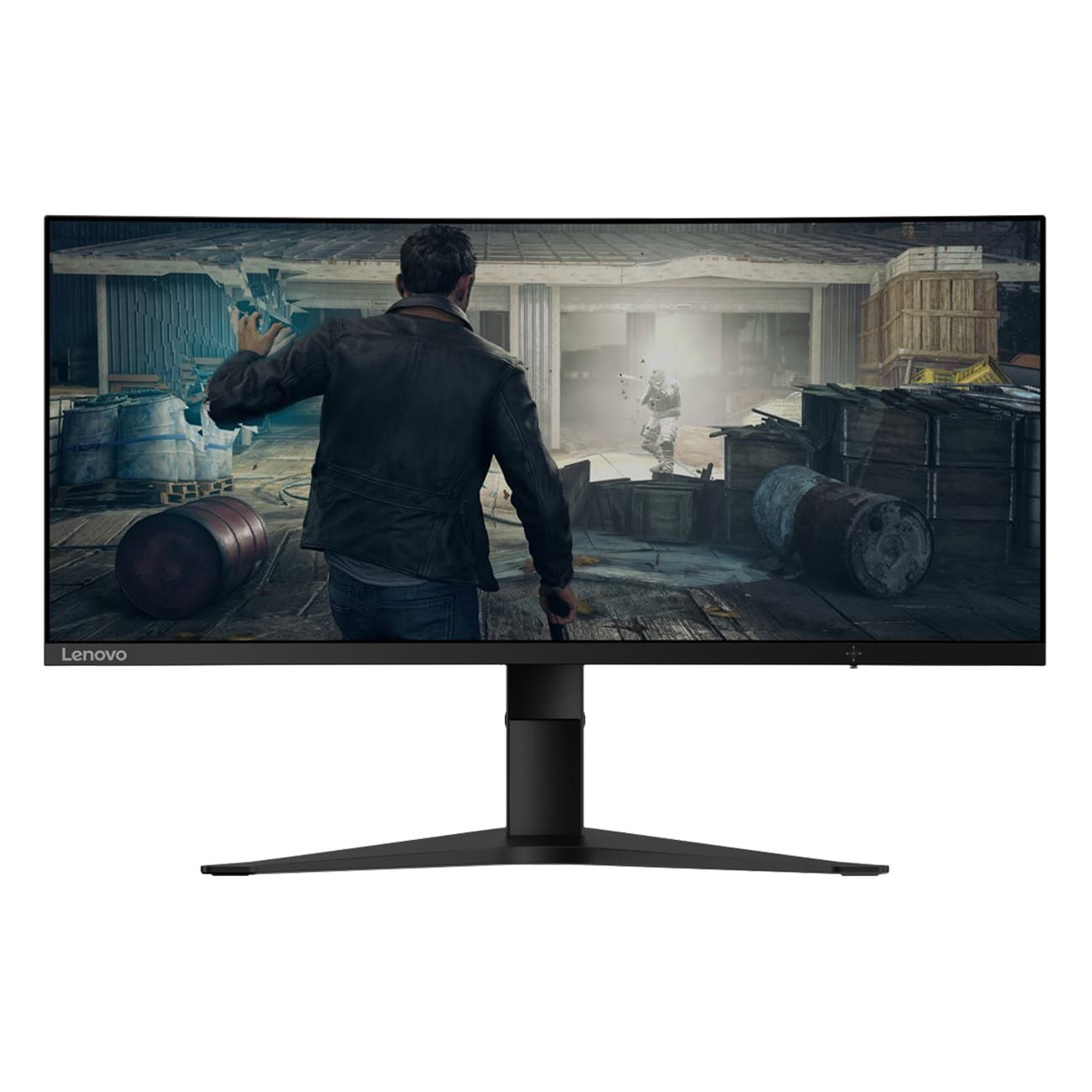 Lenovo G34w-10 schwarz Curved-LED-Monitor - Bild 1