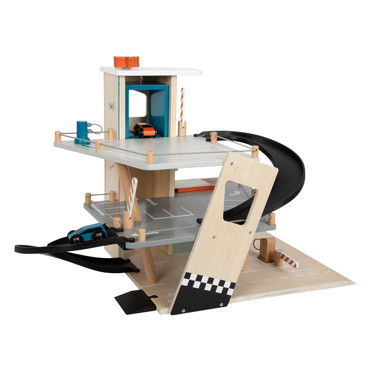 Smallfoot Design Parkhaus Rallye 12357 Mehrfarbig Spiel-Parkhaus - Bild 1