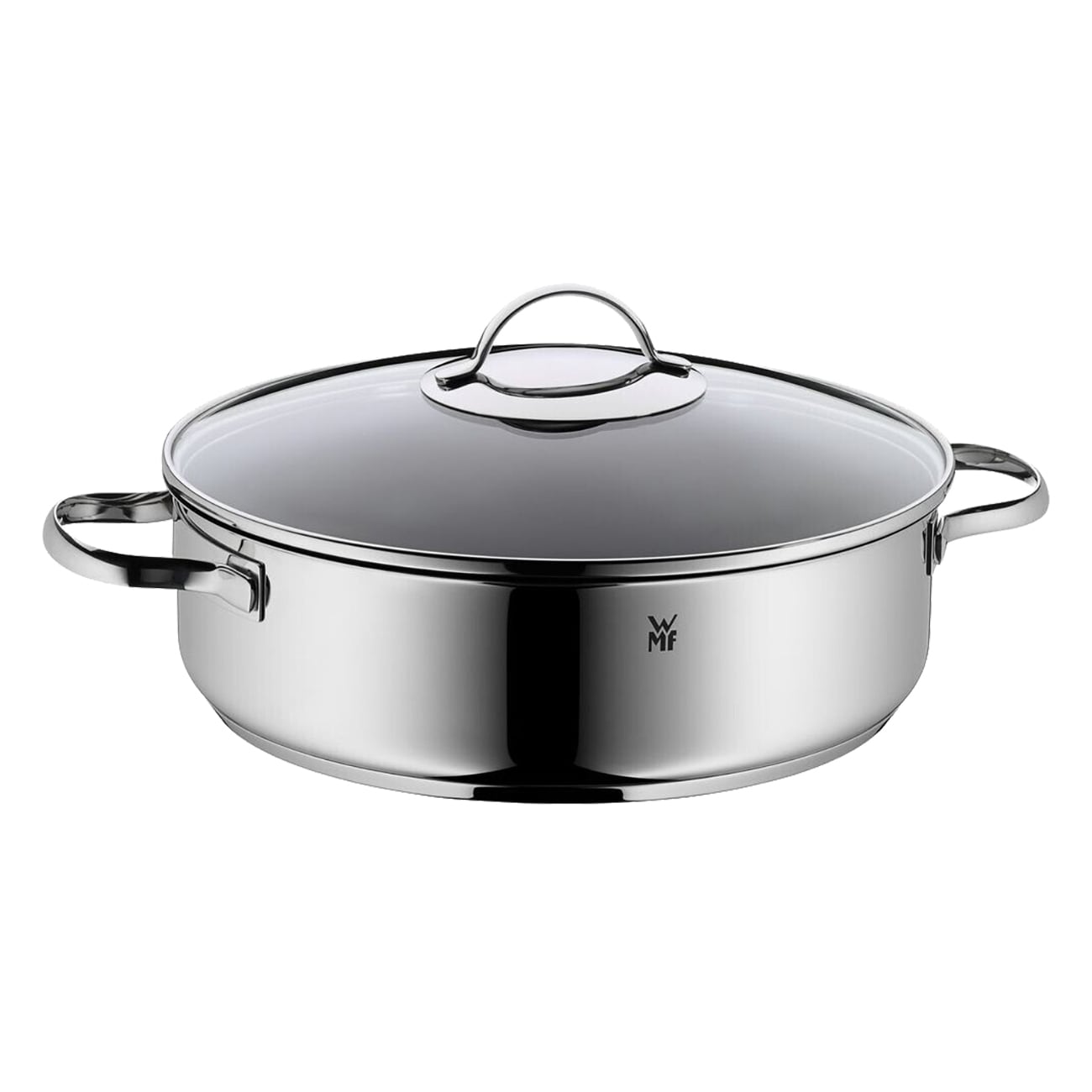 WMF Servier-Schmorpfanne 28 cm silber Bratpfanne - Bild 1