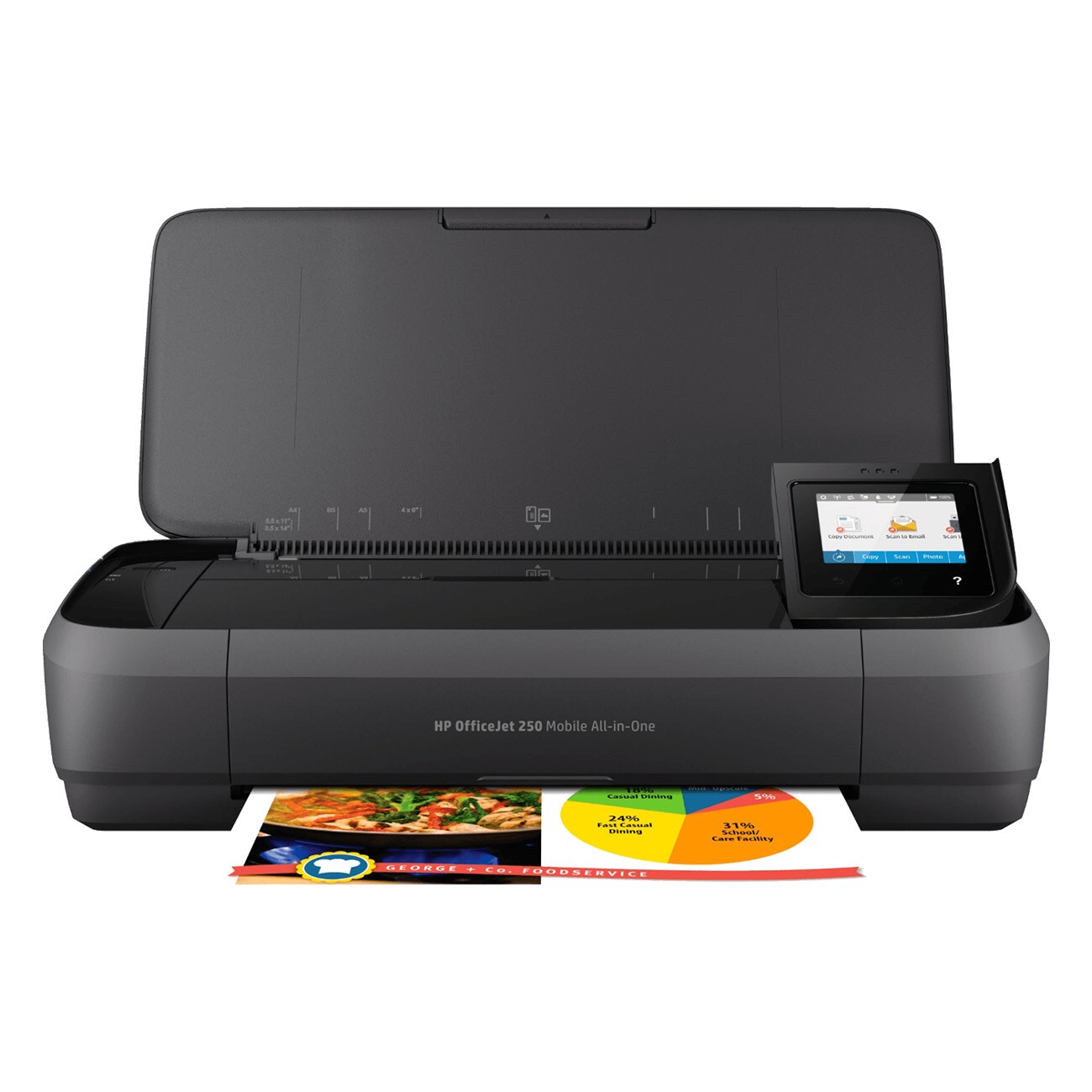 HP Officejet 250 schwarz Tintenstrahldrucker - Bild 1