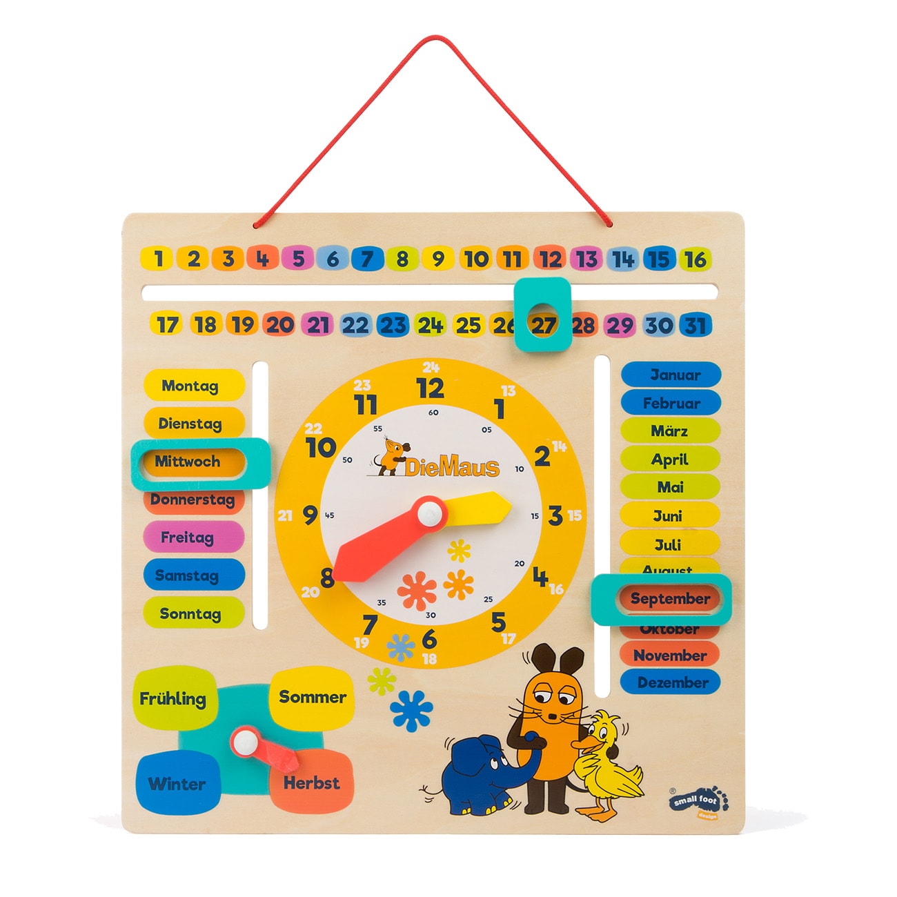 Smallfoot Die Maus Lerntafel 10496 Mehrfarbig Lernspielzeug - Bild 1