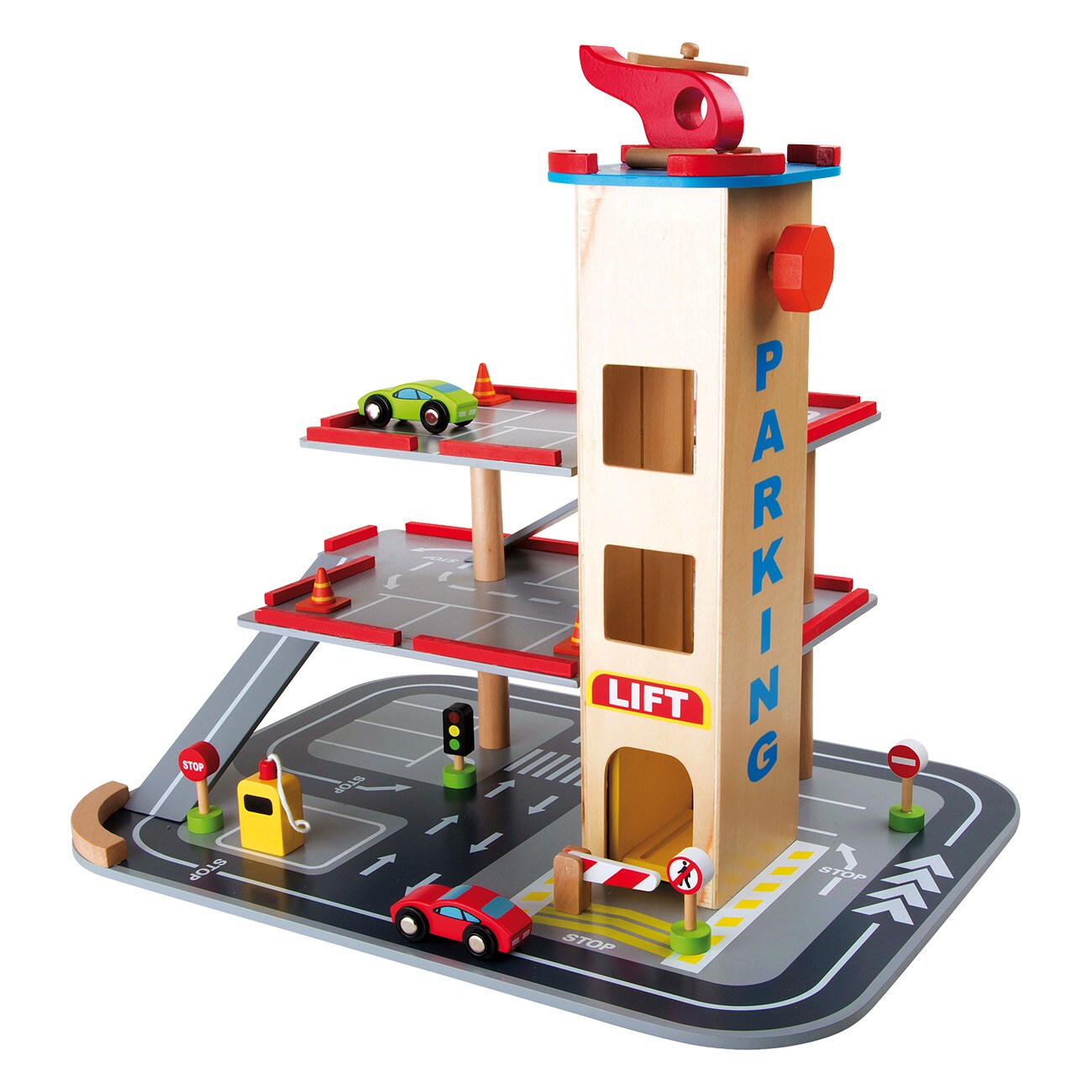 Smallfoot Parkhaus Rasante Abfahrt 4777 Mehrfarbig Spiel-Parkhaus - Bild 1