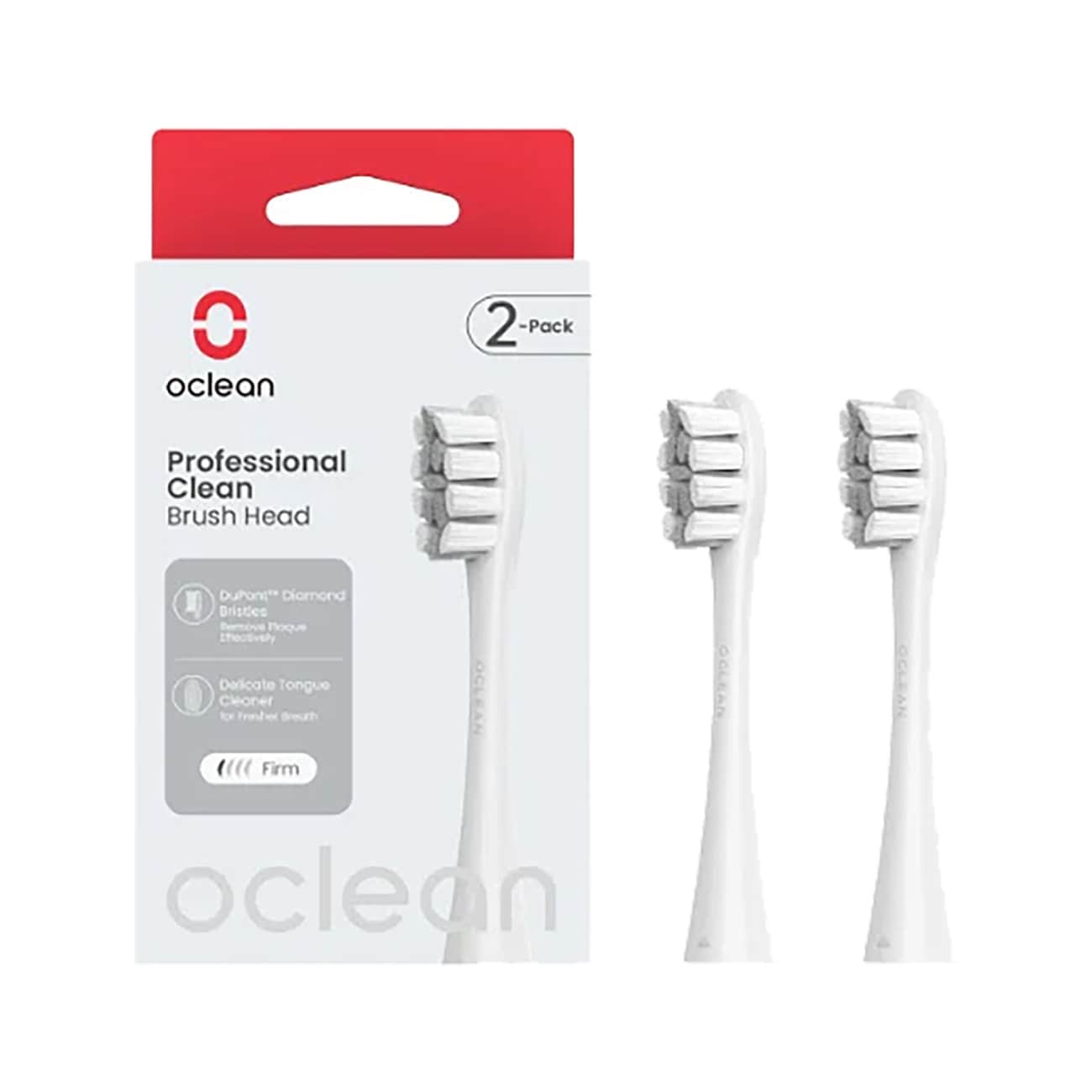 Oclean Professional clean 2 Pack grau Zahnb&uuml;rsten Zubeh&ouml;r - Bild 1