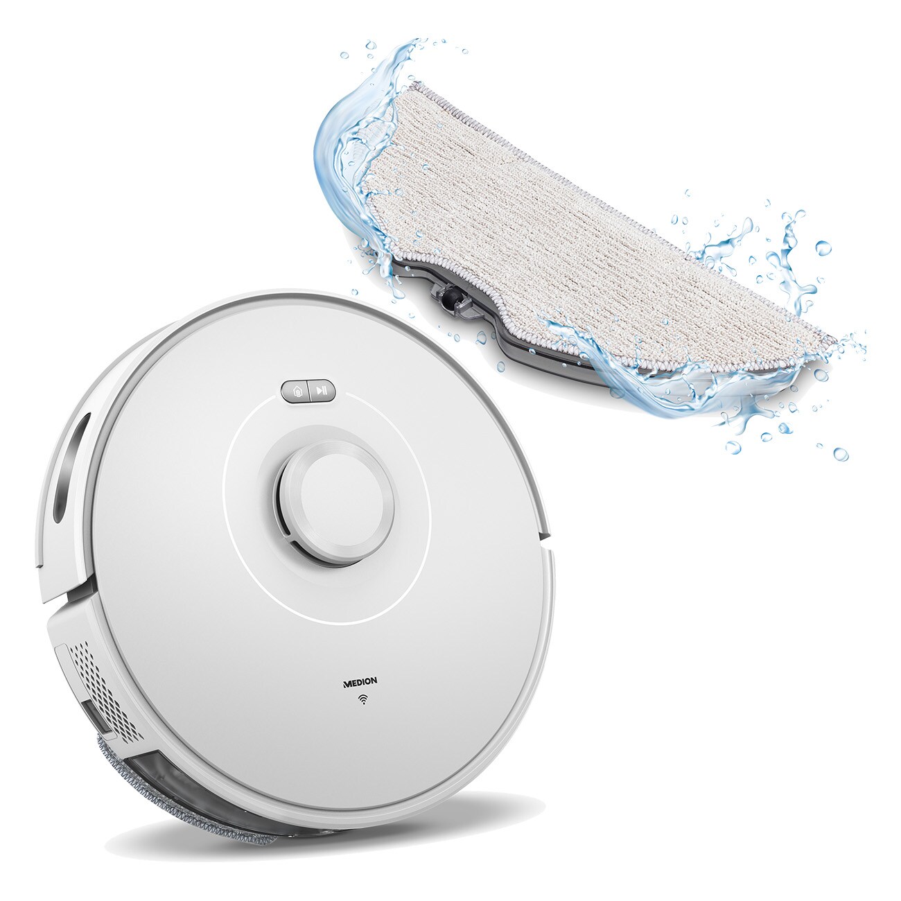 Medion MD 11782 wei&szlig; Saugroboter - Bild 1