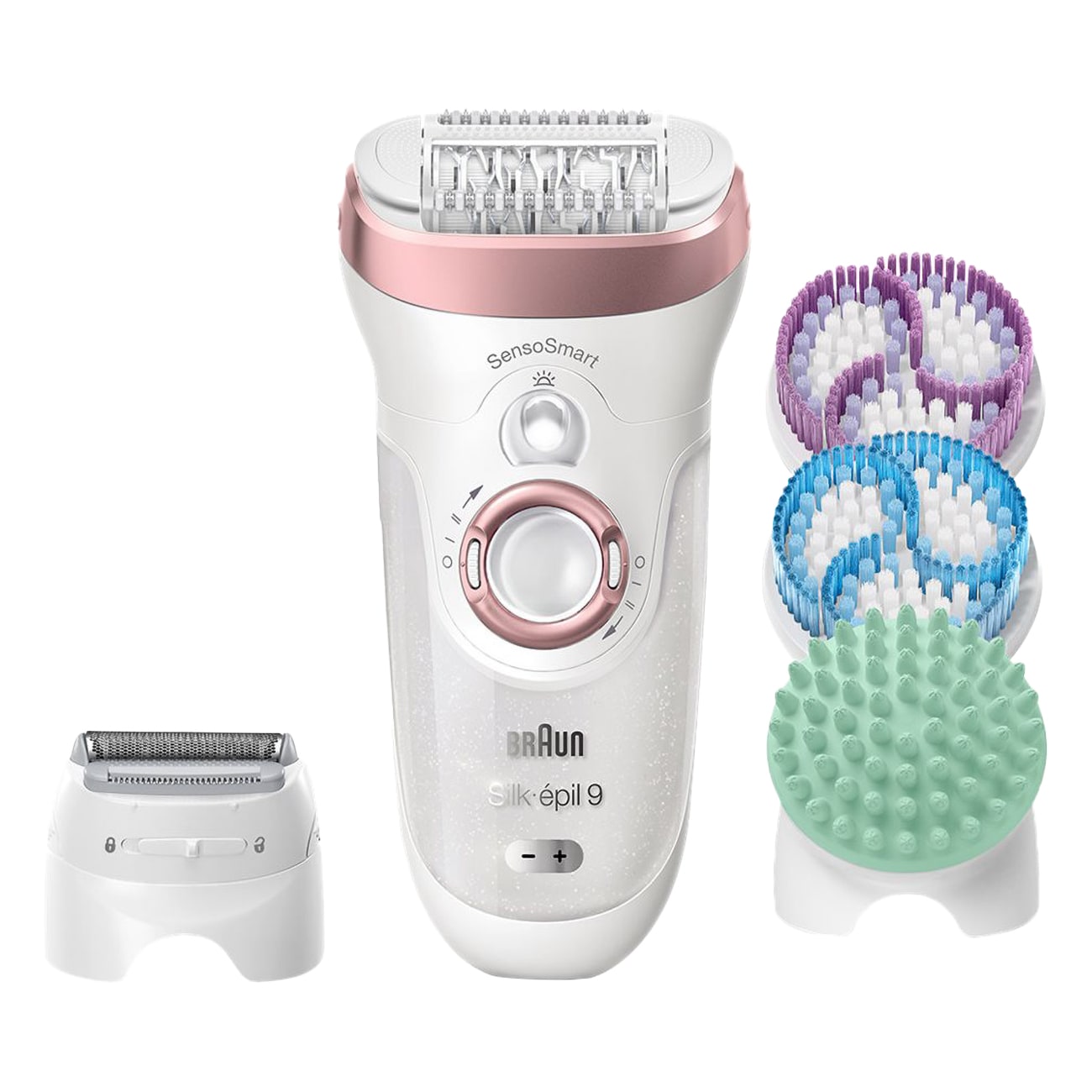 Braun Silk-&eacute;pil 9 9/990 SkinSpa SensoSmart wei&szlig; Epilierer - Bild 1