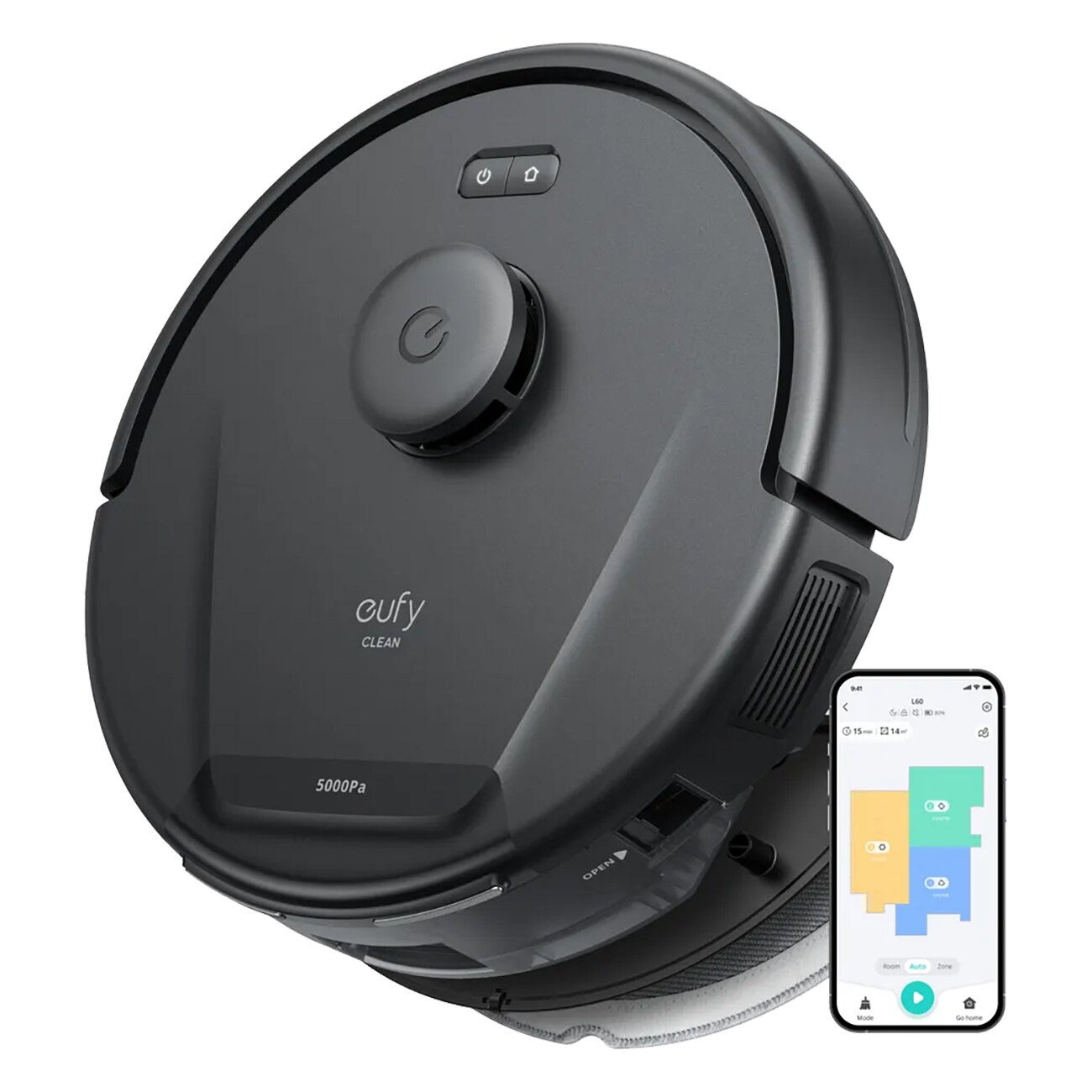 Eufy L60 Hybrid EU Version schwarz Wischroboter - Bild 1