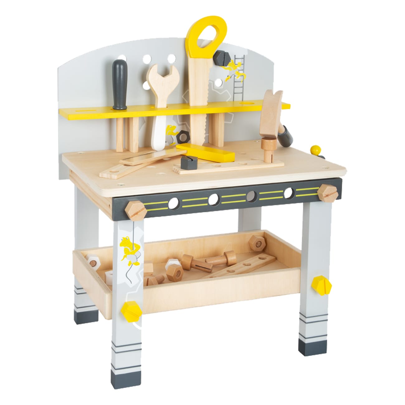 Small Foot Werkbank Kompakt Miniwob 11805 Mehrfarbig Spielwerkbank - Bild 1