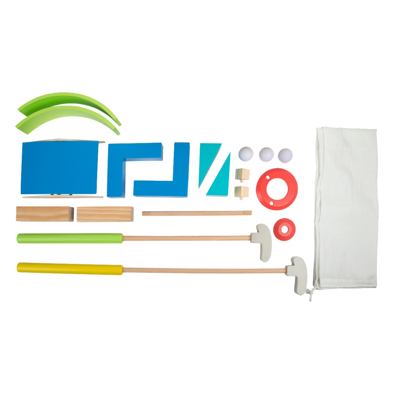 Small Foot Minigolf-Set Active 11964 Mehrfarbig Outdoor-Spielzeug - Bild 1