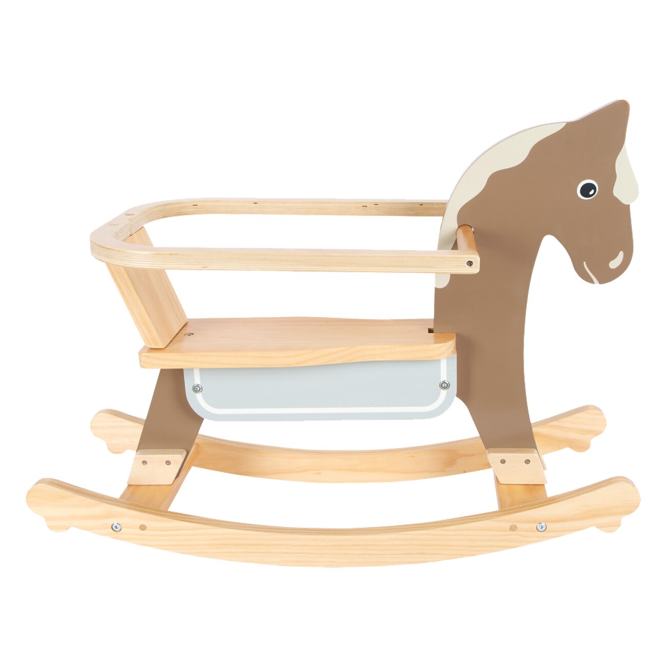 Small Foot Schaukelpferd mit Sitzring 12291 braun Schaukeltier - Bild 1